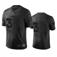 Denver Denver Broncos #30 Terrell Davis Men's Nike Black NFL MVP Limited Edition Jersey