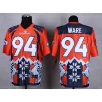 Nike Denver Broncos #94 DeMarcus Ware Orange Men's Stitched NFL Elite Noble Fashion Jersey