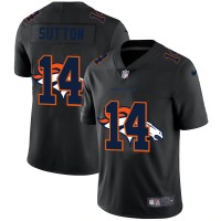 Denver Denver Broncos #14 Courtland Sutton Men's Nike Team Logo Dual Overlap Limited NFL Jersey Black