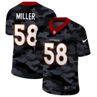 Denver Denver Broncos #58 Von Miller Men's Nike 2020 Black CAMO Vapor Untouchable Limited Stitched NFL Jersey