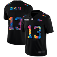 Denver Denver Broncos #13 KJ Hamler Men's Nike Multi-Color Black 2020 NFL Crucial Catch Vapor Untouchable Limited Jersey