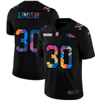 Denver Denver Broncos #30 Phillip Lindsay Men's Nike Multi-Color Black 2020 NFL Crucial Catch Vapor Untouchable Limited Jersey