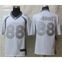 Nike Denver Broncos #88 Demaryius Thomas White Men's Stitched NFL Limited Platinum Jersey