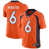 Nike Denver Broncos #6 Sam Martin Orange Team Color Men's Stitched NFL Vapor Untouchable Limited Jersey