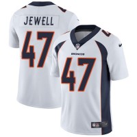 Nike Denver Broncos #47 Josey Jewell White Men's Stitched NFL Vapor Untouchable Limited Jersey