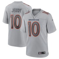 Denver Denver Broncos #10 Jerry Jeudy Nike Men's Gray Atmosphere Fashion Game Jersey