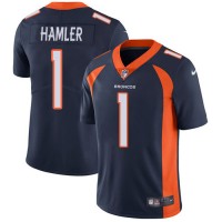 Nike Denver Broncos #1 KJ Hamler Navy Blue Alternate Men's Stitched NFL Vapor Untouchable Limited Jersey