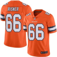 Nike Denver Broncos #66 Dalton Risner Orange Men's Stitched NFL Limited Rush Jersey