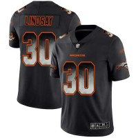 Nike Denver Broncos #30 Phillip Lindsay Black Men's Stitched NFL Vapor Untouchable Limited Smoke Fashion Jersey