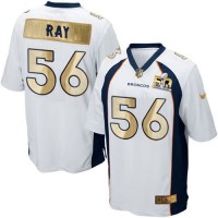 Nike Denver Broncos #56 Shane Ray White Men's Stitched NFL Game Super Bowl 50 Collection Jersey