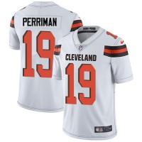 Nike Cleveland Browns #19 Breshad Perriman White Men's Stitched NFL Vapor Untouchable Limited Jersey