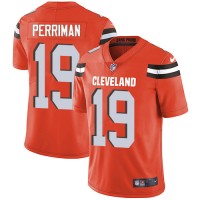 Nike Cleveland Browns #19 Breshad Perriman Orange Alternate Men's Stitched NFL Vapor Untouchable Limited Jersey