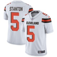 Nike Cleveland Browns #5 Drew Stanton White Men's Stitched NFL Vapor Untouchable Limited Jersey