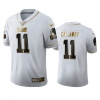 Cleveland Cleveland Browns #11 Antonio Callaway Men's Nike White Golden Edition Vapor Limited NFL 100 Jersey