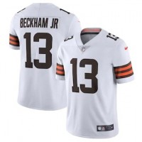 Cleveland Cleveland Browns #13 Odell Beckham Jr. Men's Nike White 2020 Vapor Limited Jersey