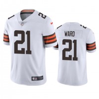 Cleveland Cleveland Browns #21 Denzel Ward Men's Nike White 2020 Vapor Limited Jersey