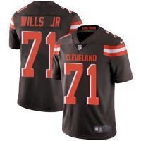 Nike Cleveland Browns #71 Jedrick Wills JR Brown Team Color Men's Stitched NFL Vapor Untouchable Limited Jersey