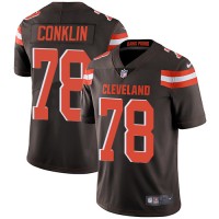 Nike Cleveland Browns #78 Jack Conklin Brown Team Color Men's Stitched NFL Vapor Untouchable Limited Jersey