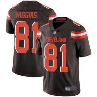 Nike Cleveland Browns #81 Rashard Higgins Brown Team Color Men's Stitched NFL Vapor Untouchable Limited Jersey