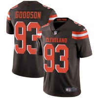 Nike Cleveland Browns #93 B.J. Goodson Brown Team Color Men's Stitched NFL Vapor Untouchable Limited Jersey