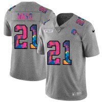 Cleveland Cleveland Browns #21 Denzel Ward Men's Nike Multi-Color 2020 NFL Crucial Catch NFL Jersey Greyheather