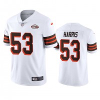 Cleveland Cleveland Browns #53 Nick Harris Nike 1946 Collection Alternate Vapor Limited NFL Jersey - White