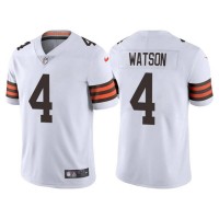 Cleveland Cleveland Browns #4 Deshaun Watson Men's Nike White 2020 Vapor Limited Jersey