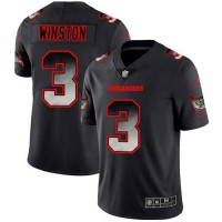 Nike Tampa Bay Buccaneers #3 Jameis Winston Black Men's Stitched NFL Vapor Untouchable Limited Smoke Fashion Jersey