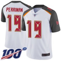 Nike Tampa Bay Buccaneers #19 Breshad Perriman White Men's Stitched NFL 100th Season Vapor Limited Jersey