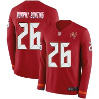 Nike Tampa Bay Buccaneers #26 Sean Murphy-Bunting Red Team Color Men's Stitched NFL Limited Therma Long Sleeve Jersey