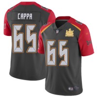 Nike Tampa Bay Buccaneers #65 Alex Cappa Gray Men's Super Bowl LV Champions Patch Stitched NFL Limited Inverted Legend Jersey