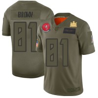 Nike Tampa Bay Buccaneers #81 Antonio Brown Camo Men's Super Bowl LV Champions Patch Stitched NFL Limited 2019 Salute To Service Jersey