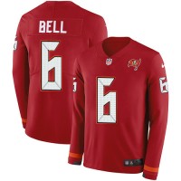 Nike Tampa Bay Buccaneers #6 Le'Veon Bell Red Team Color Men's Stitched NFL Limited Therma Long Sleeve Jersey
