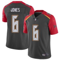Nike Tampa Bay Buccaneers #6 Julio Jones Gray Men's Stitched NFL Limited Inverted Legend Jersey