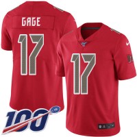 Nike Tampa Bay Buccaneers #17 Russell Gage Red Men's Stitched NFL Limited Rush 100th Season Jersey