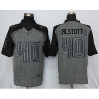 Nike Tampa Bay Buccaneers #40 Mike Alstott Gray Men's Stitched NFL Limited Gridiron Gray Jersey
