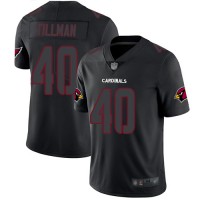 Nike Arizona Cardinals #40 Pat Tillman Black Men's Stitched NFL Limited Rush Impact Jersey