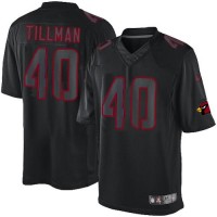Nike Arizona Cardinals #40 Pat Tillman Black Men's Stitched NFL Impact Limited Jersey