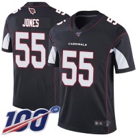 Nike Arizona Cardinals #55 Chandler Jones Black Alternate Men's Stitched NFL 100th Season Vapor Limited Jersey
