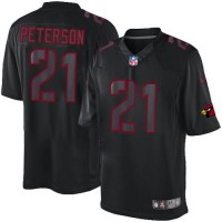 Nike Arizona Cardinals #21 Patrick Peterson Black Men's Stitched NFL Impact Limited Jersey