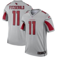 Arizona Arizona Cardinals #11 Larry Fitzgerald Nike Inverted Legend Jersey Silver