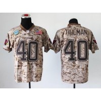 Nike Arizona Cardinals #40 Pat Tillman Camo Men's Stitched NFL New Elite USMC Jersey