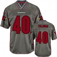 Nike Arizona Cardinals #40 Pat Tillman Grey Men's Stitched NFL Elite Vapor Jersey