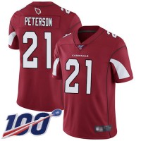 Nike Arizona Cardinals #21 Patrick Peterson Red Team Color Men's Stitched NFL 100th Season Vapor Limited Jersey