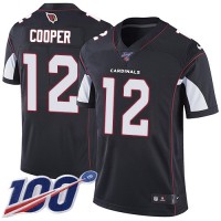 Nike Arizona Cardinals #12 Pharoh Cooper Black Alternate Men's Stitched NFL 100th Season Vapor Limited Jersey