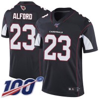 Nike Arizona Cardinals #23 Robert Alford Black Alternate Men's Stitched NFL 100th Season Vapor Limited Jersey