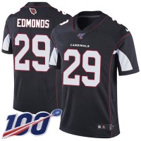Nike Arizona Cardinals #29 Chase Edmonds Black Alternate Men's Stitched NFL 100th Season Vapor Limited Jersey
