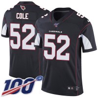 Nike Arizona Cardinals #52 Mason Cole Black Alternate Men's Stitched NFL 100th Season Vapor Limited Jersey