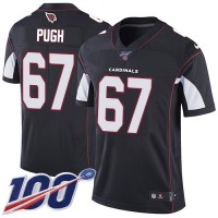 Nike Arizona Cardinals #67 Justin Pugh Black Alternate Men's Stitched NFL 100th Season Vapor Limited Jersey