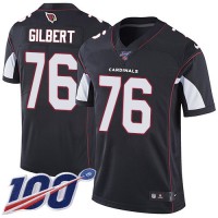 Nike Arizona Cardinals #76 Marcus Gilbert Black Alternate Men's Stitched NFL 100th Season Vapor Limited Jersey